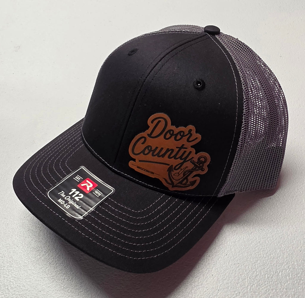 Door County Anchor Themed Trucker Style Cap
