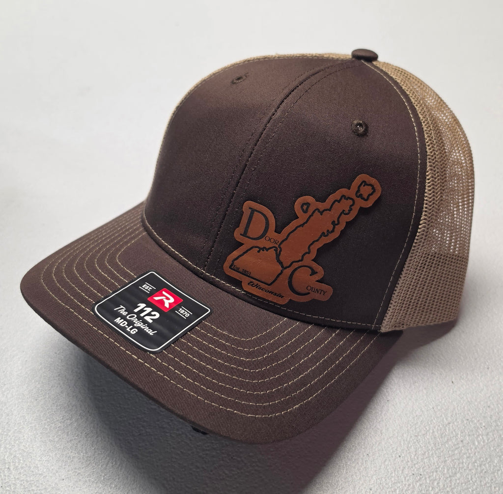 Door County Peninsula Themed Trucker Style Cap