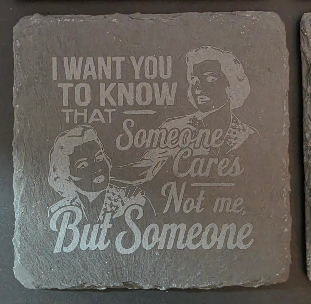 Retro Woman - Unfiltered, Sarcastic & Funny Slate Coasters