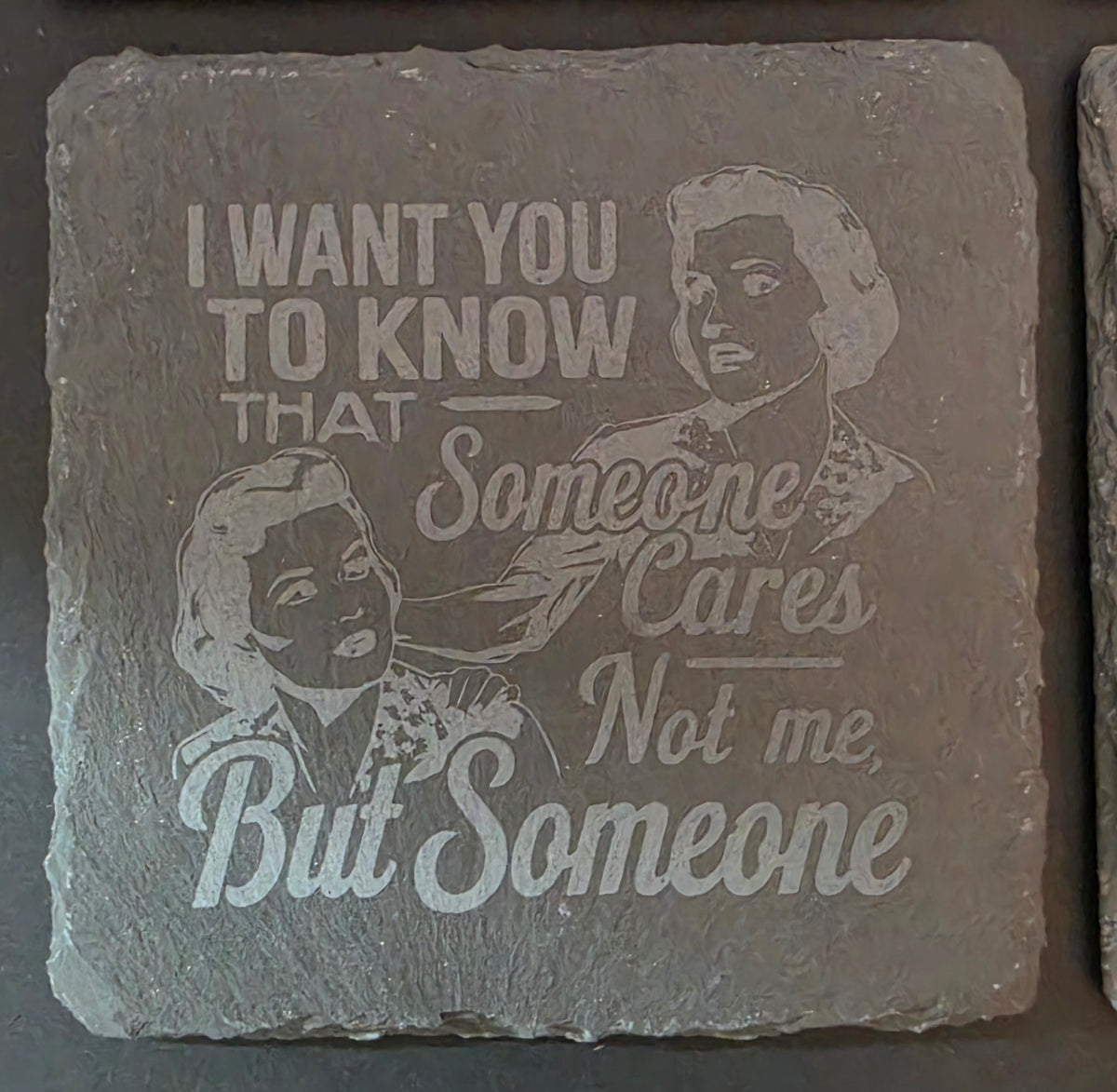 Retro Woman - Unfiltered, Sarcastic & Funny Slate Coasters