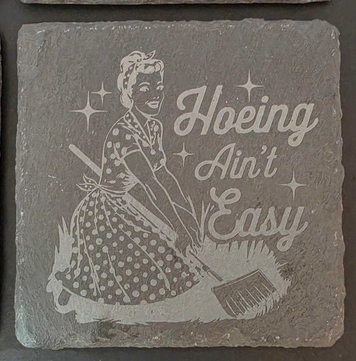 Retro Woman - Unfiltered, Sarcastic & Funny Slate Coasters