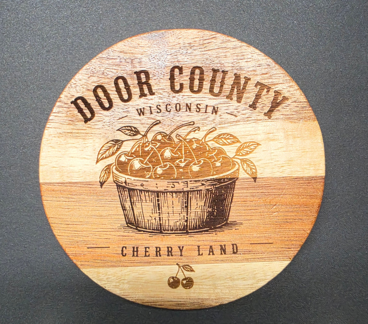 Door County / Sturgeon Bay Themed Laser Engraved Coasters
