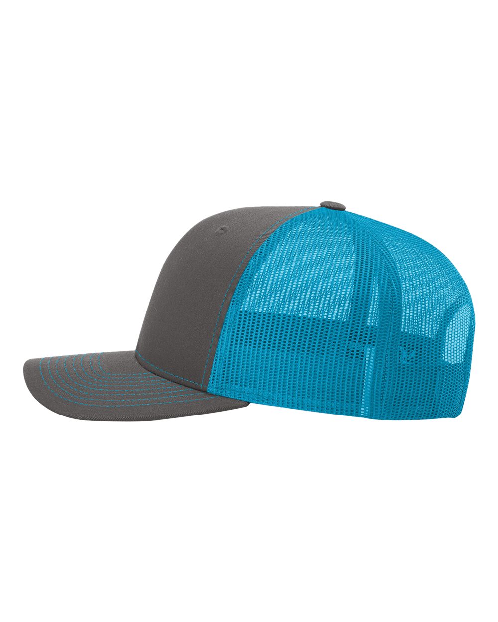 "I Don't Know, I Just Work Here" Funny Leather Patch Trucker Hat — Richardson 112