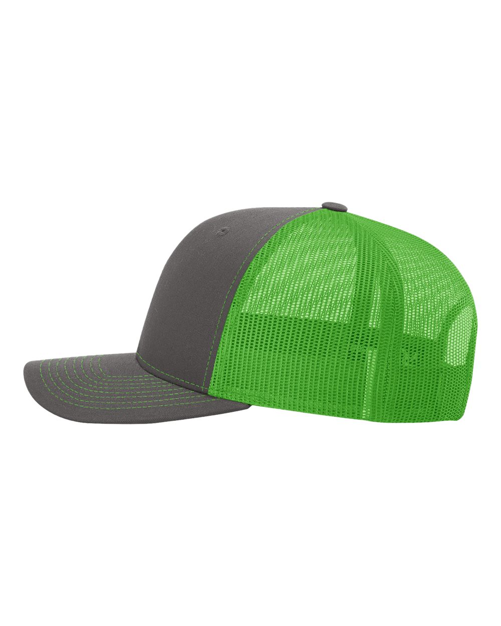 "I Don't Know, I Just Work Here" Funny Leather Patch Trucker Hat — Richardson 112