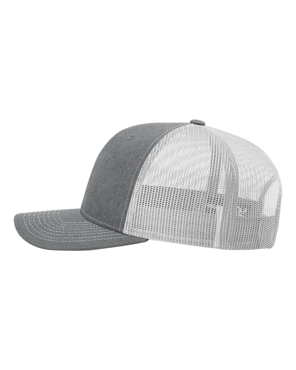 "I Don't Know, I Just Work Here" Funny Leather Patch Trucker Hat — Richardson 112