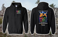 Rock on the Rock Door County Hoodie | Gildan Heavy Blend Black Sweatshirt 2026