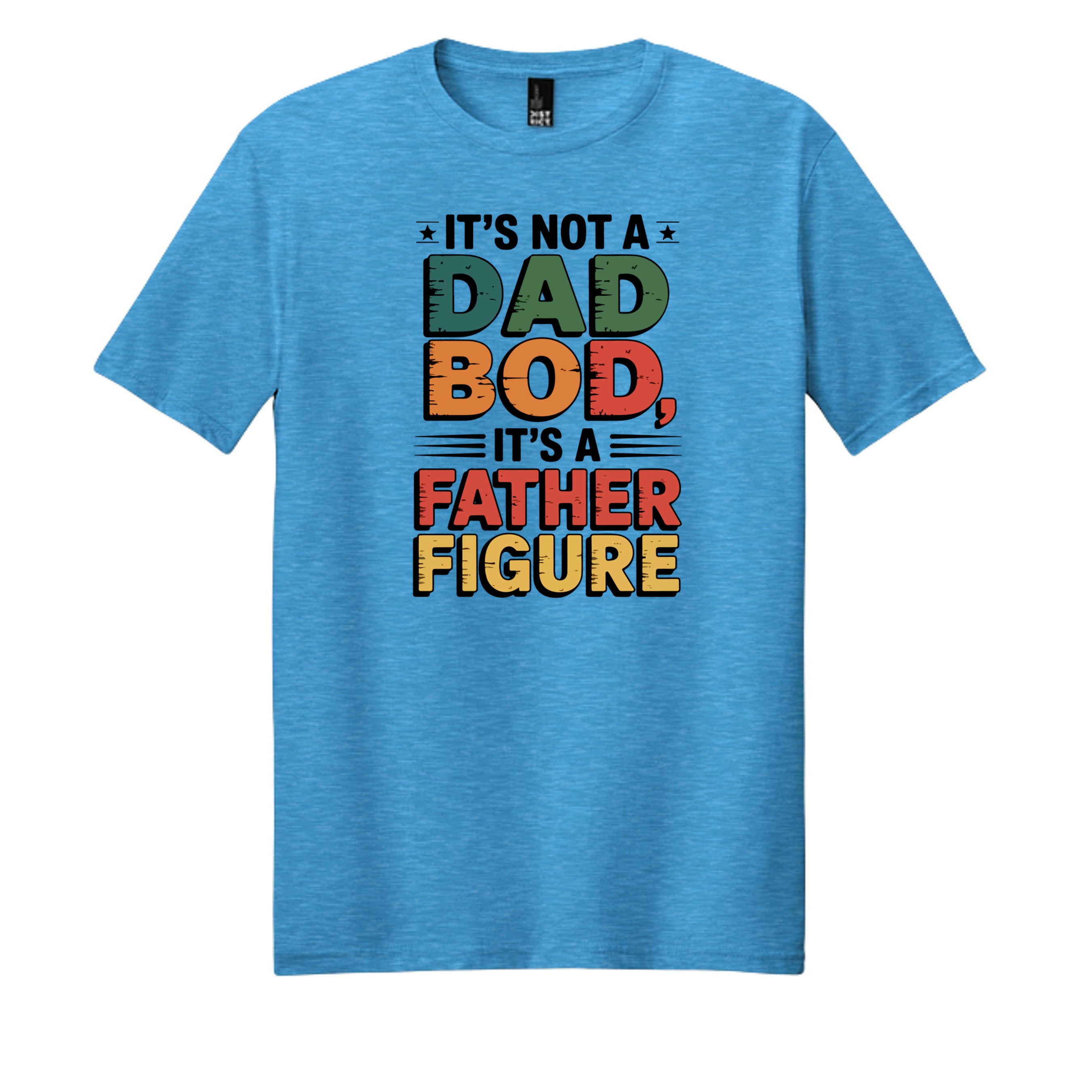Heathered Bright Turquoise - DM108 - FRONT