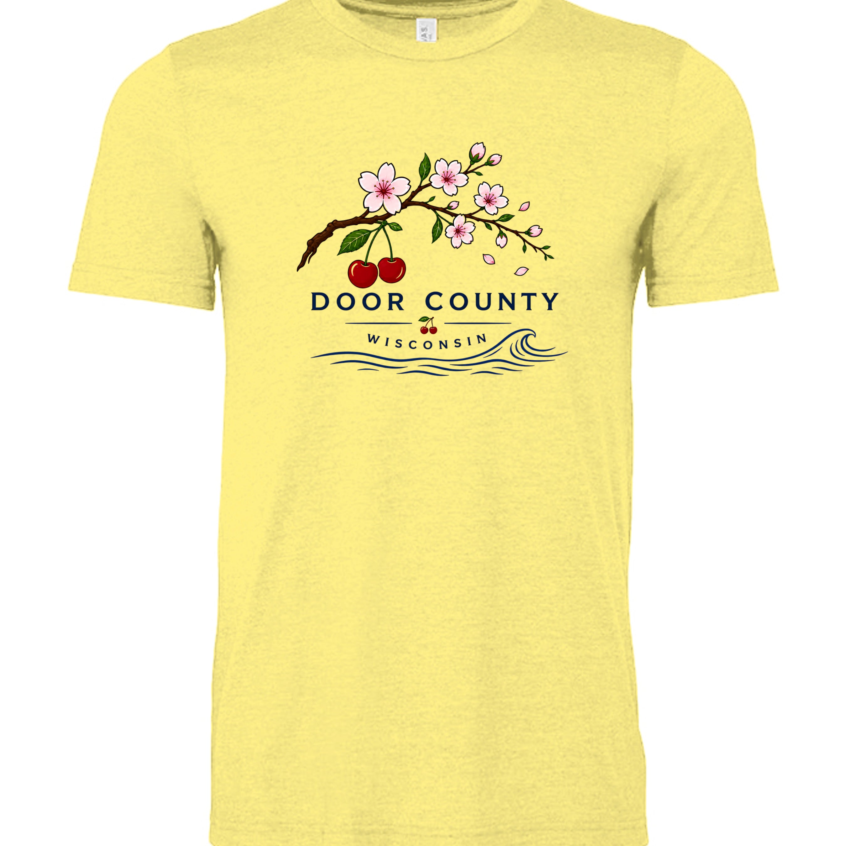 HEATHER YELLOW - 3001CVC - FRONT